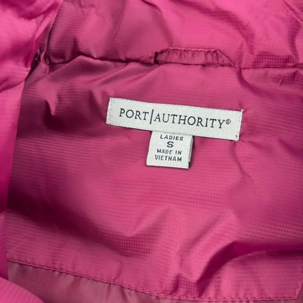 NWT Port Authority Plum Color Puff Vest, Small - Picture 3 of 11